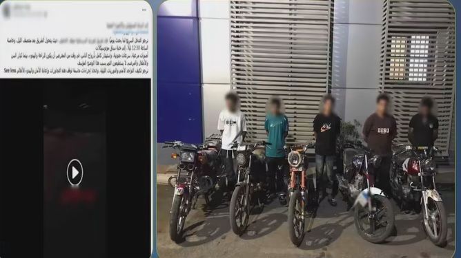 ضبط 5 طلاب قادوا دراجات نارية بحركات استعراضية خطرة في المنوفية
