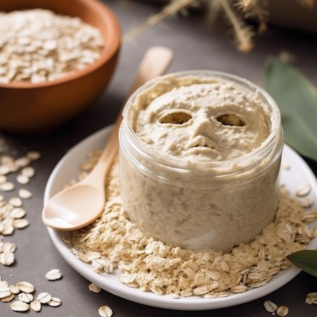 ماسكات بالشوفان للبشرة الحساسة