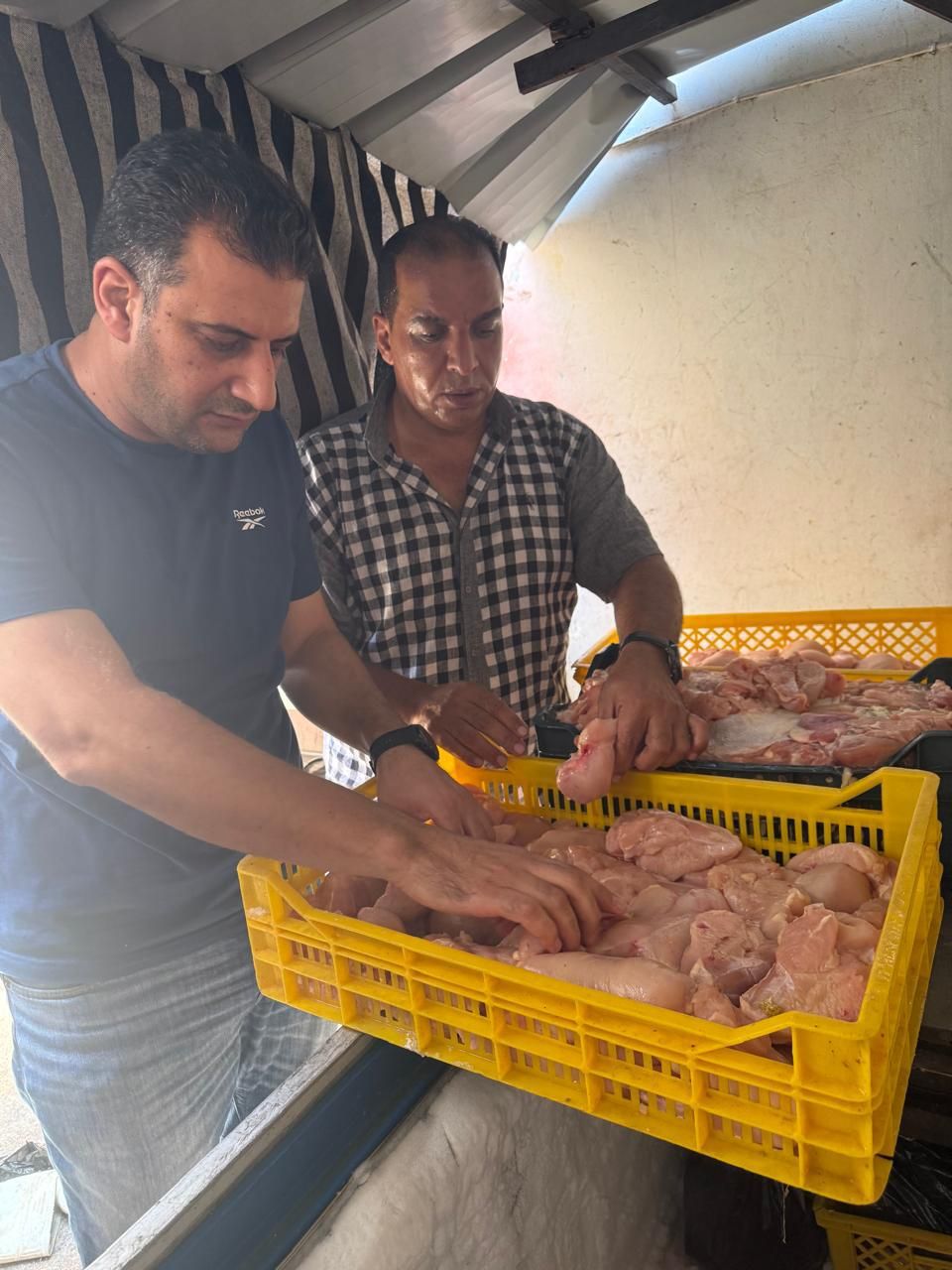ضبط طن لحوم ودواجن فاسدة في طنطا 