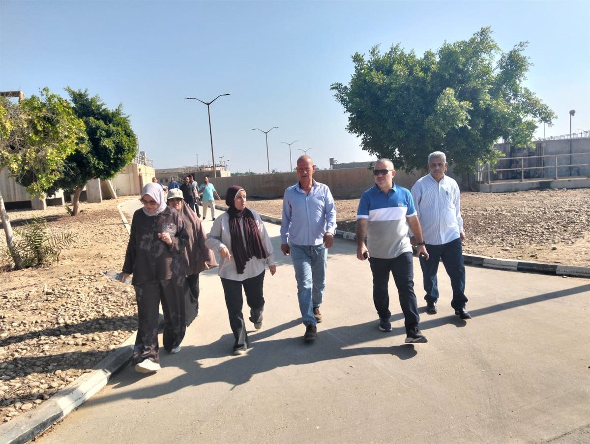 رئيس شركة مياه الفيوم يتفقد إحلال وتجديد محطة قحافة