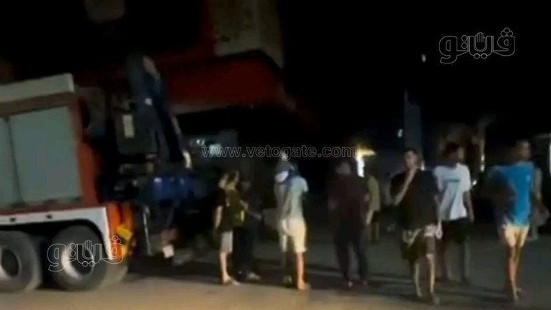 إخلاء برج سكني بالشرقية،