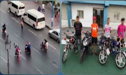 ضبط 4 أشخاص بعد ظهورهم في فيديو يقودون دراجات نارية برعونة ويؤدون حركات استعراضية بالإسكندرية
