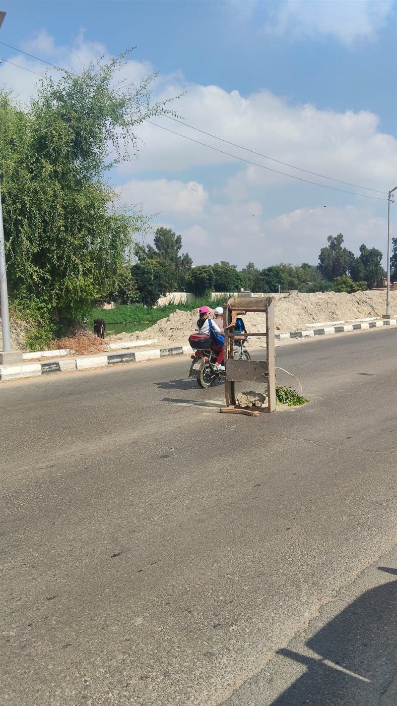 جانب من أعمال إصلاح الطريقين، فيتو