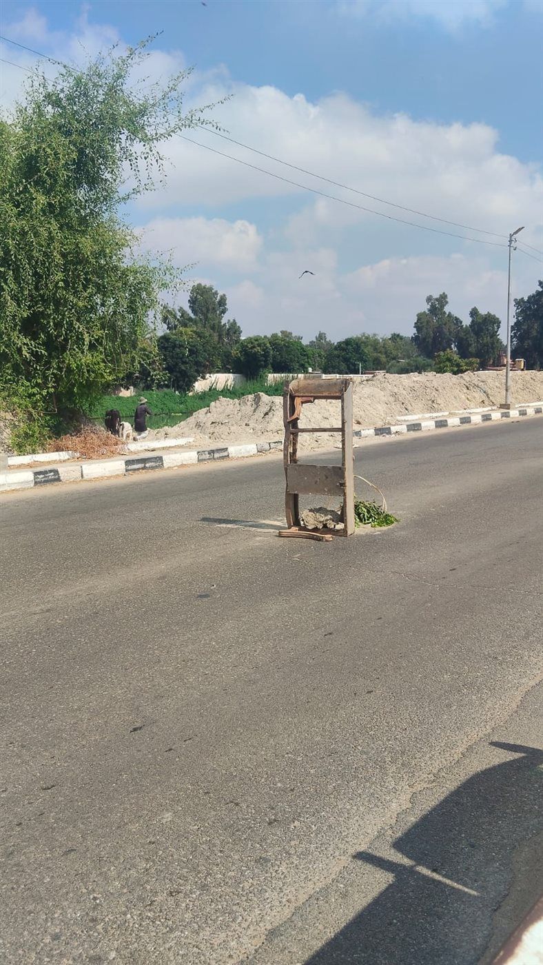جانب من أعمال إصلاح الطريقين، فيتو
