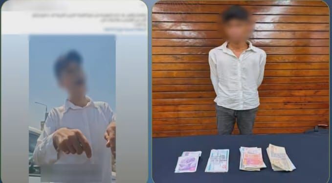 ضبط منادي سيارات بالقليوبية لمطالبته قائدي السيارات بمبالغ مالية دون وجه حق