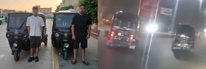 بعد حركات استعراضية بـ«التوك توك».. ضبط سائقين بدون رخصة في طنطا