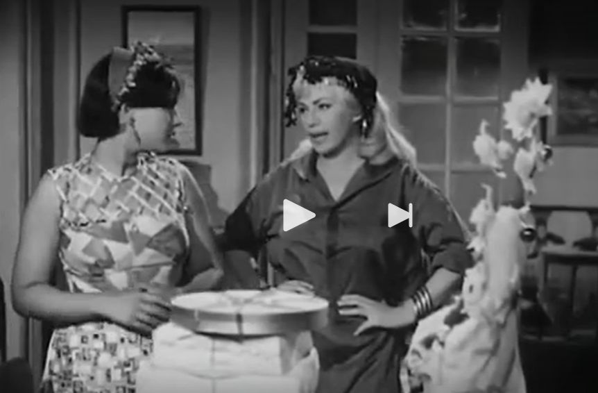 مشهد لعروسة المولد في فيلم الزوج العازب