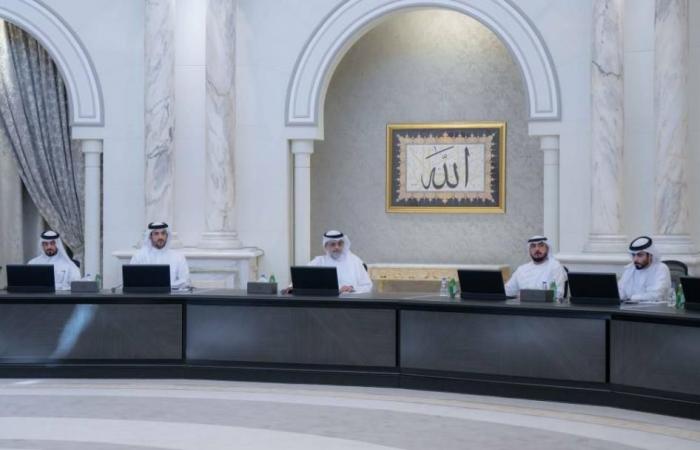 ولي عهد الشارقة يترأس اجتماع المجلس التنفيذي