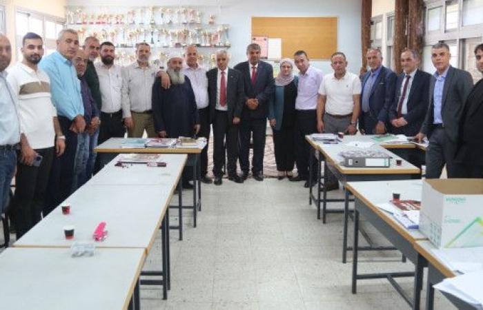 برهم يفتتح مدرسة جديدة في سيلة الظهر ويتفقد عددًا من مدارس طوباس