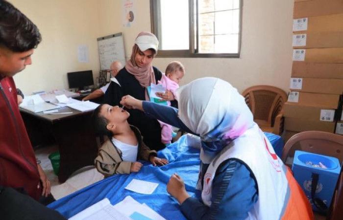 إقبال الأهالي يتصدر مشهد اليوم الأول من حملة التطعيمات التي ينفذها الهلال الأحمر الفلسطيني