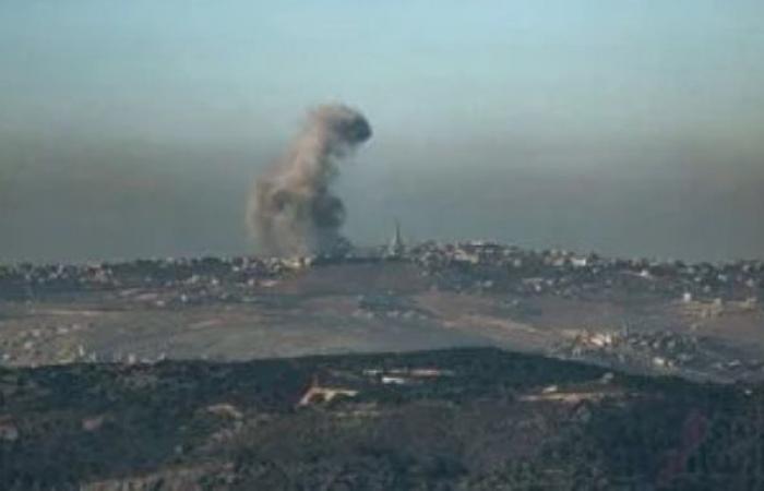 استشهاد 6 فى غارة إسرائيلية على بلدة حومين التحتا والمنصورى والخيام بلبنان