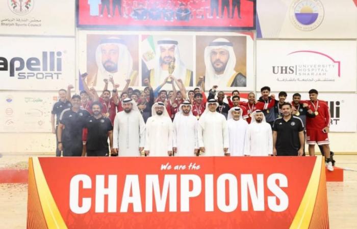 الشارقة بطلاً لدوري الشباب للموسم التاسع على التوالي