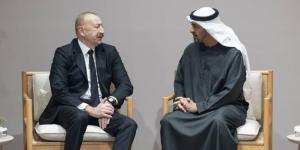 محمد بن زايد يبحث تعزيز العلاقات مع رئيس أذربيجان (فيديو)