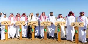 شركة المياه الوطنية والمركز الوطني لتنمية الغطاء النباتي يدشنان مشروع تشجير متنزه وادي قديد بزراعة 85 ألف شتلة.