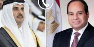 الرئيس السيسى لأمير قطر: مصر ودول الخليج يجمعهما مصير واحد