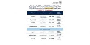 انطلاق اختبارات الصف الثاني عشر الأربعاء 17 الجاري