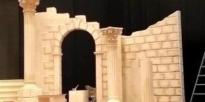 استعدادات مكثفة بمسرح التليفزيون استعدادا لحفل الموسيقي اليوناني