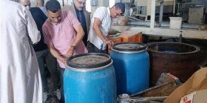 12.7 طن سلع غير مطابقة للمواصفات في حملة تموينية على أسواق المنيا