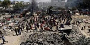إصابة عدد من الفلسطينيين في قصف إسرائيلي على خيمة نازحين بمدينة غزة