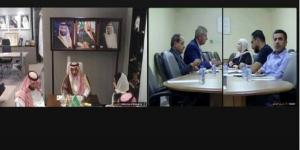 وزير الصناعة يبحث تعزيز التعاون التعديني مع الأردن