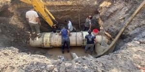 رئيس مياه القليوبية: الانتهاء من إصلاح كسر خط المياه الرئيسي بقرية الإصلاح الزراعى