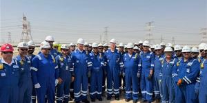وزير البترول يتفقد موقع عمل شركة إنبي بدولة الإمارات