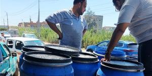 ضبط 2 طن ألبان فاسدة و20 ألف عبوة مياه غازية وزبادي مغشوش بدسوق (صور)