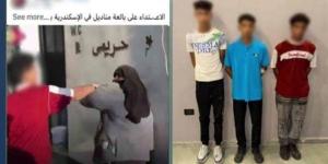 مشاجرة بسبب معاكسة الفتيات تنتهي بضبط 3 طلاب تعدوا على بائعة متجولة بالإسكندرية