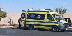 إصابة عامل دليفري في تصادم سيارة وموتوسيكل أمام مرور المنيا الجديدة