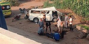 بين صراخ الركاب وسقوط الميكروباص، كواليس الدقائق الأخيرة لضحايا حادث طريق "بنها الحر"