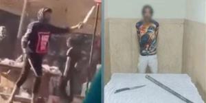 استعراض قوة بسبب الميراث، الداخلية تضبط متهمًا هدد نجل عمه بعصا وسلاح أبيض في بشتيل (فيديو)