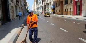 خلال 3 أيام، رفع 227 طنًا من المخلفات والتراكمات بالطريق الدولي الساحلي بالإسكندرية