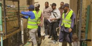 حملات لتحصيل مديونيات المياه وضبط الوصلات المخالفة بمدينة بدر