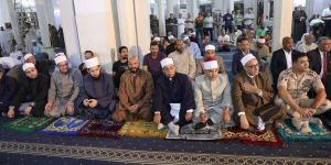 محافظ المنيا يشهد احتفالية المولد النبوي بمسجد صلاح الدين