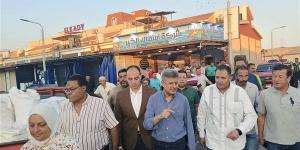 محافظ دمياط ورئيس الغرفة التجارية يتفقدان سوق الجملة بشطا