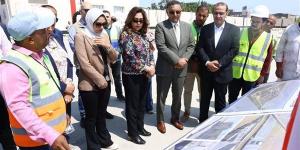 وزيرة التنمية المحلية ومحافظ القليوبية يفتتحان وحدة احتجاز مضبوطات السيارات بالخانكة