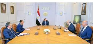 السيسي: ضرورة العمل المستمر على تطوير منظومة الطيران المدني