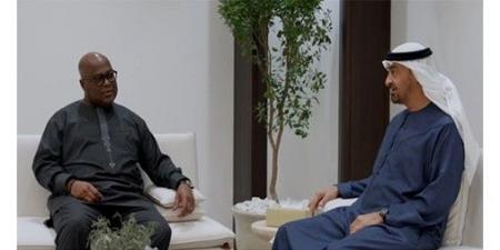 رئيس الإمارات يبحث ورئيس الكونغو الديموقراطية تطورات الشرق الأوسط وتداعياتها على الأمن والاستقرار الإقليمي والدولي