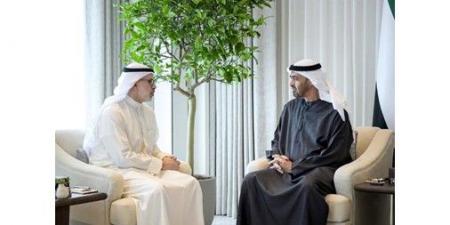 رئيس الإمارات ناقش مع وزير الخارجية التصعيد العسكري المتزايد جراء العدوان الإيراني الآثم على دول المنطقة