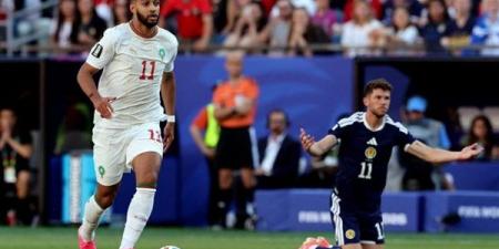 كأس العالم 2026، منتخب المغرب يتقدم أمام إسكتلندا 1-0 في الشوط الأول