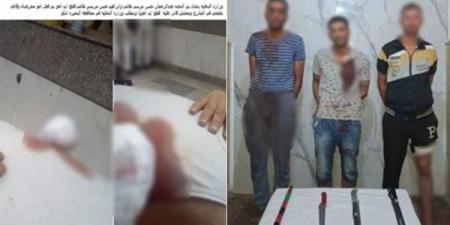 خلاف على تقسيم الميراث يتسبب فى إصابة أربعة، وبتر فى كف يد أحدهم بالبحيرة