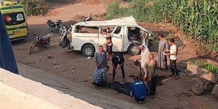بين صراخ الركاب وسقوط الميكروباص، كواليس الدقائق الأخيرة لضحايا حادث طريق "بنها الحر"