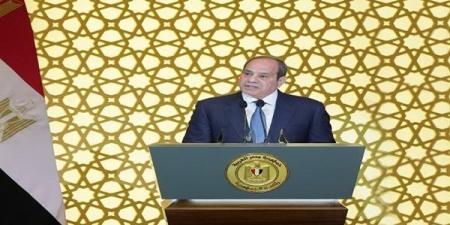 السيسي: مصر بقيت ثابتة على نهجها رغم الخسائر الاقتصادية والتحديات