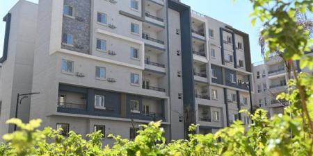 معدلات إنجاز شقق الإسكان الأخضر بغرب المطار بأكتوبر الجديدة