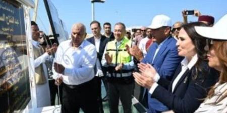 رئيس الوزراء يفتتح كوبري روميل بعد تطويره