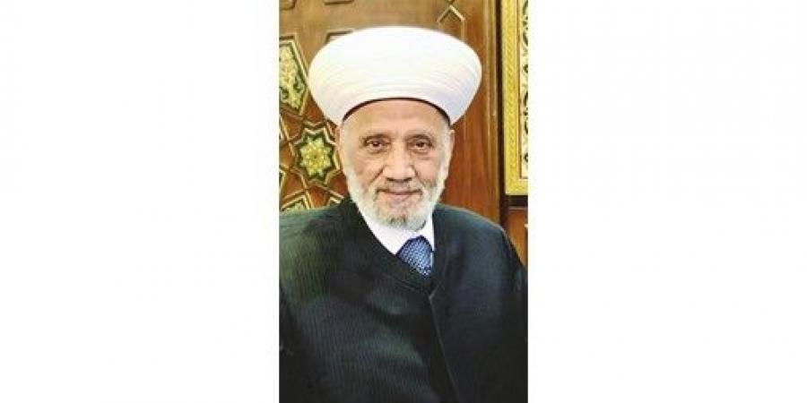 المفتي دريان: الانحراف عن المسار الوطني سيعيد لبنان إلى الفوضى والانهيار