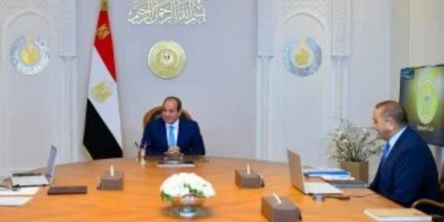 اجتماع الرئيس السيسى مع رئيسى هيئة القناة وشركة ترسانة جنوب البحر الأحمر.. فيديو