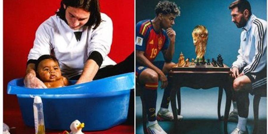 كان "يحميه رضيعا" إلى "مناطحته" في نهائي المونديال، صورة قديمة لـ ميسي ولامين يامال تشعل مواقع التواصل