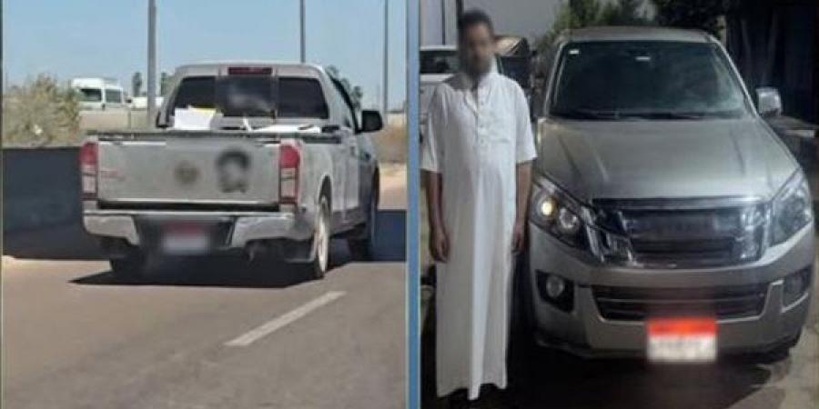 فيديو يطيح بسائق "ربع نقل" قاد برعونة واصطدم بسيارة على طريق سريع بالإسكندرية