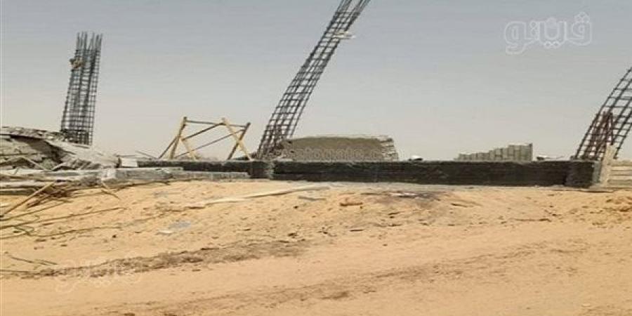 ضحيتان تحت الأنقاض، انهيار سور بموقع إنشاءات ينتهي بمأساة في العاشر من رمضان